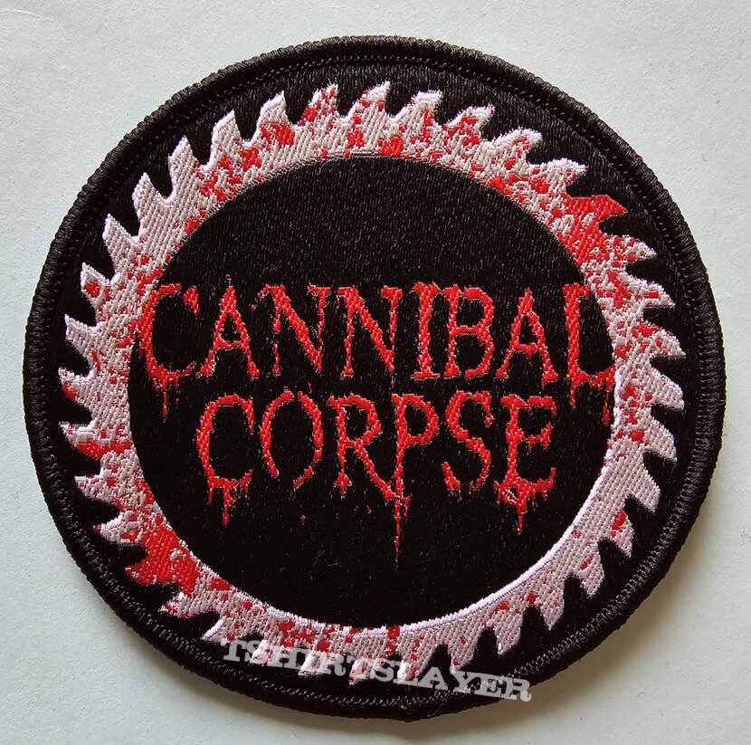 Cannibal Corpse Circle Patch Black Border 