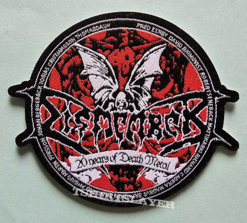 Dismember 20 Years Of Death Metal Shape Patch 
