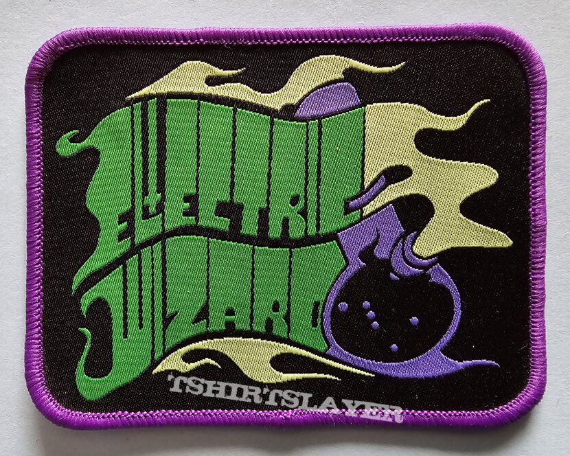 Electric Wizard Patch Purple Border 