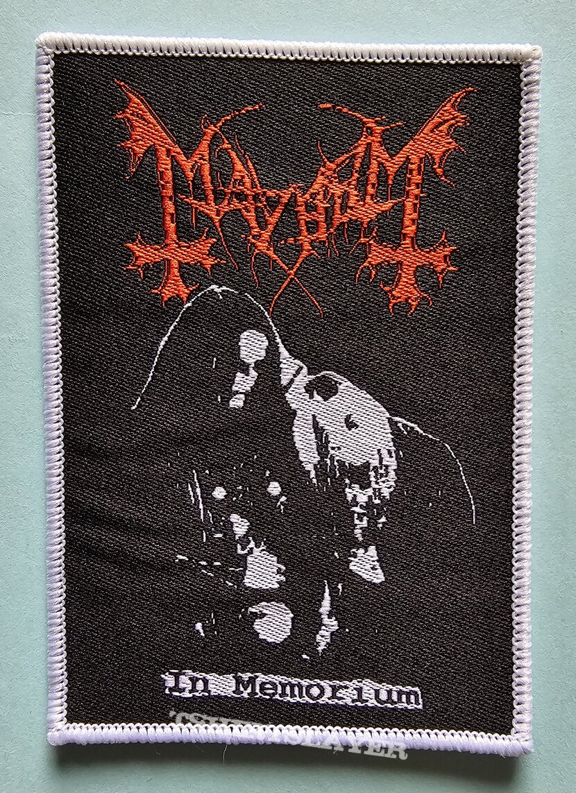 Mayhem In Memorium Patch Mayhem In Memorium Patch