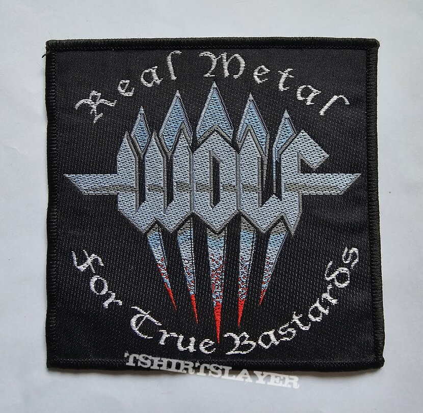 Wolf Real Metal For True Bastards Patch Wolf Real Metal For True Bastards Patch