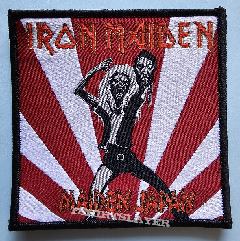 Iron Maiden Maiden Japan Patch Black Border 