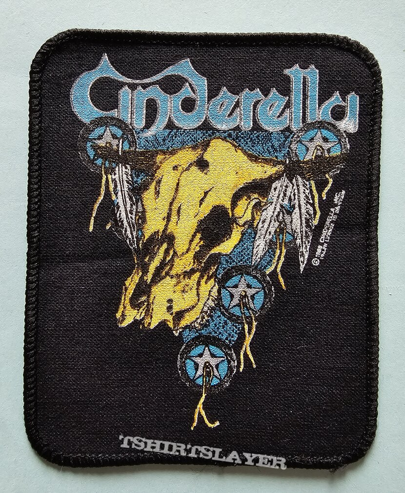 Cinderella Skull Patch (Printed) 80&#039;s 