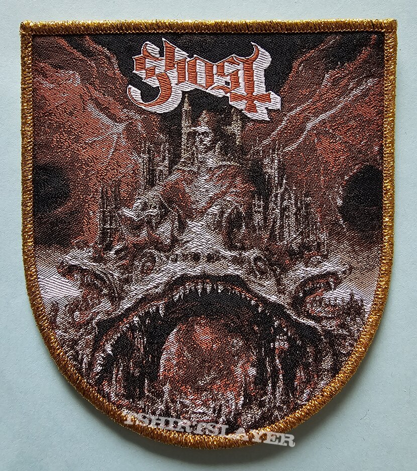 Ghost Prequelle Shield Patch Gold Border 