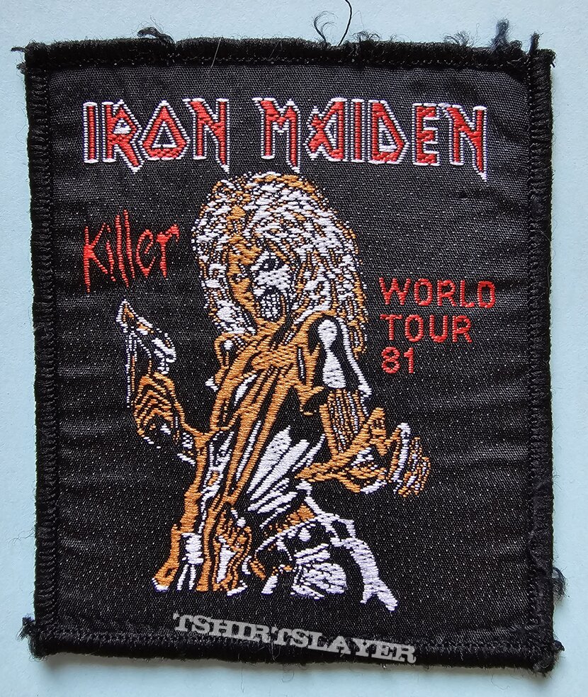 Iron Maiden Killer World Tour 81 Patch 80&#039;s 