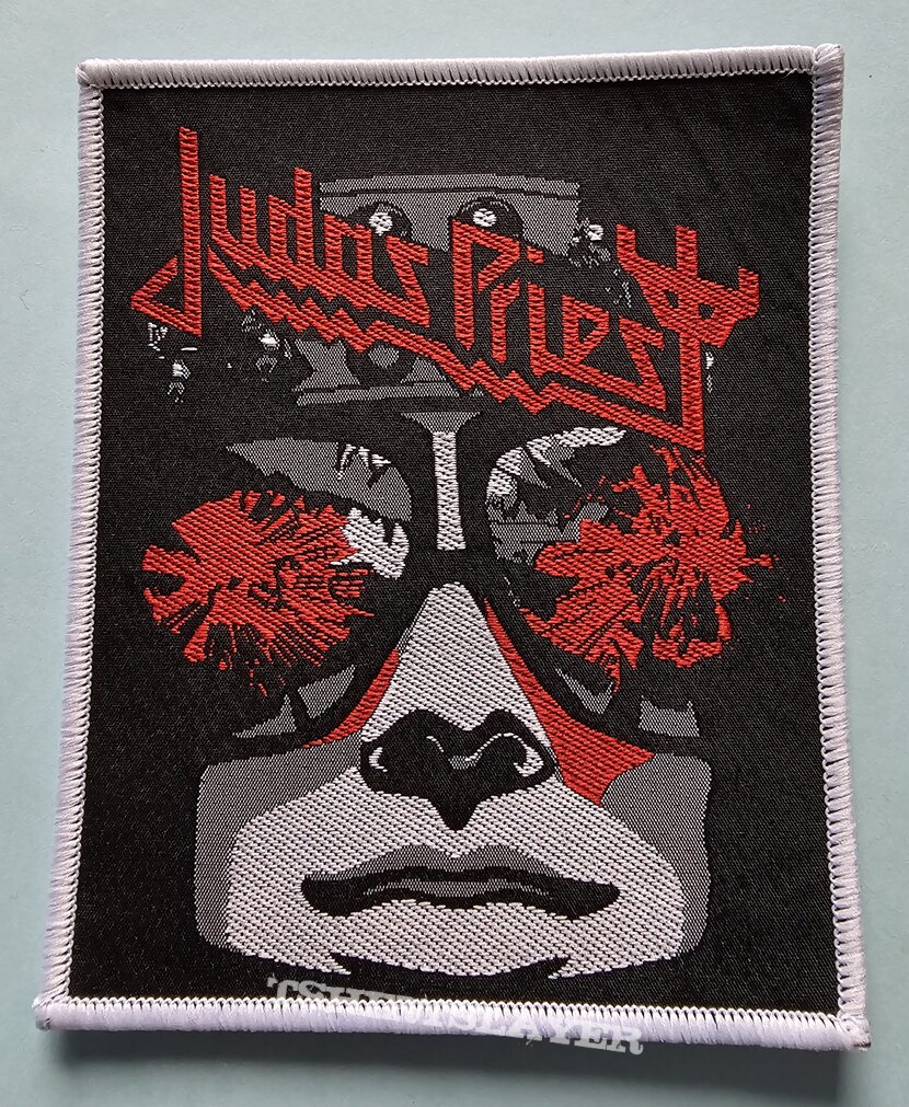 Judas Priest Killing Machine Patch White Border (Bootleg)