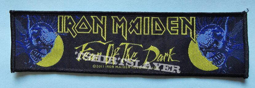 Iron Maiden Fear Of The Dark Stripe Patch (2011)