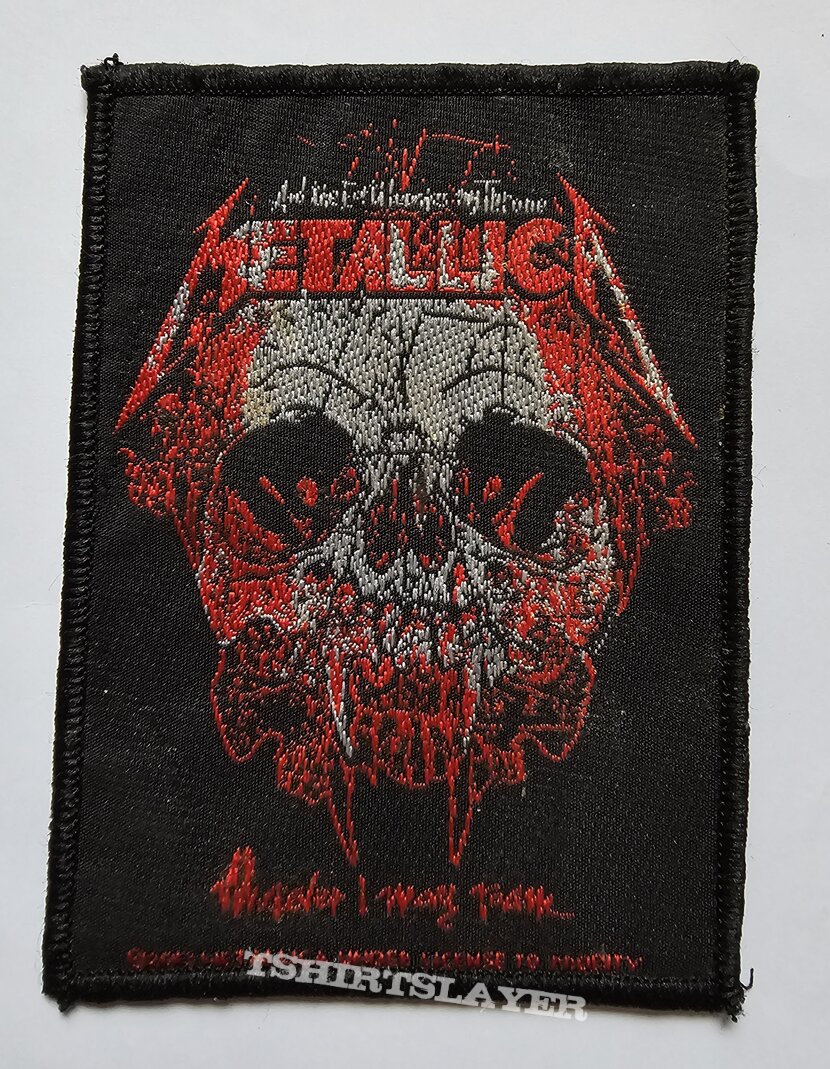 Metallica  Wherever I May Roam Patch 