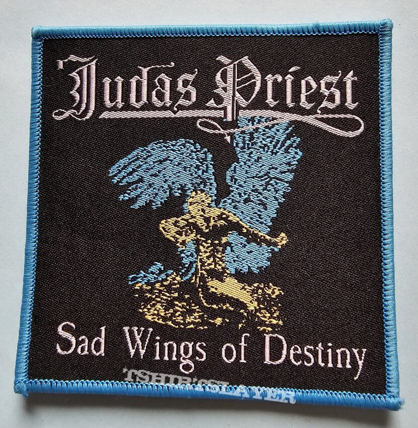 Judas Priest Sad Wings Of Destiny Blue Border 