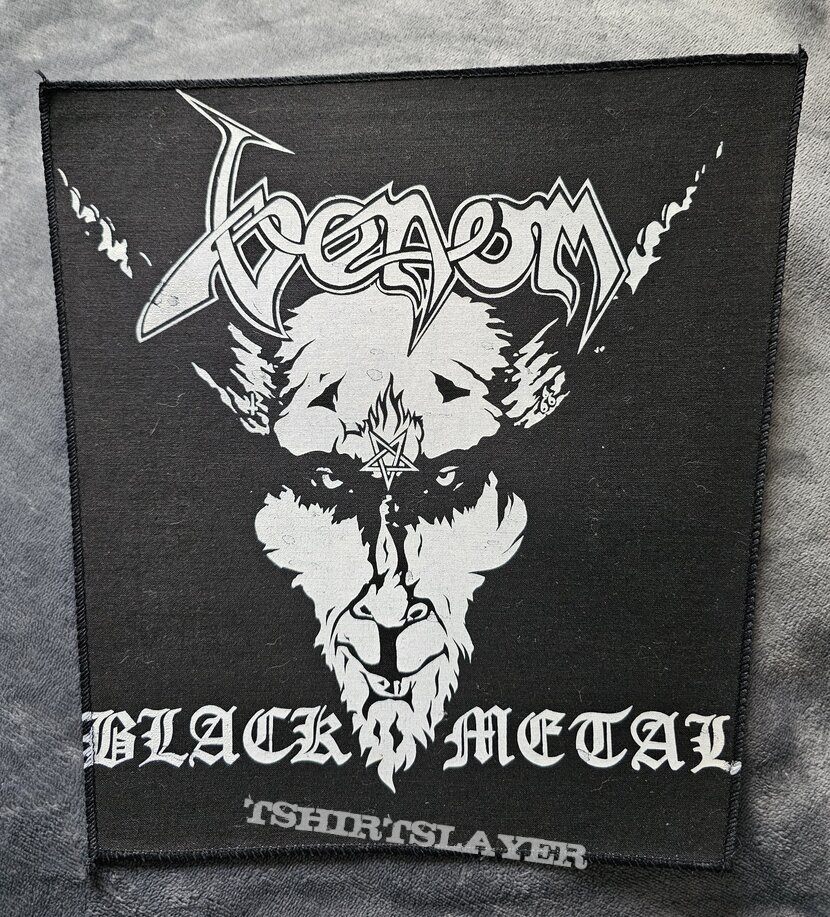 Venom Black Metal Backpatch 
