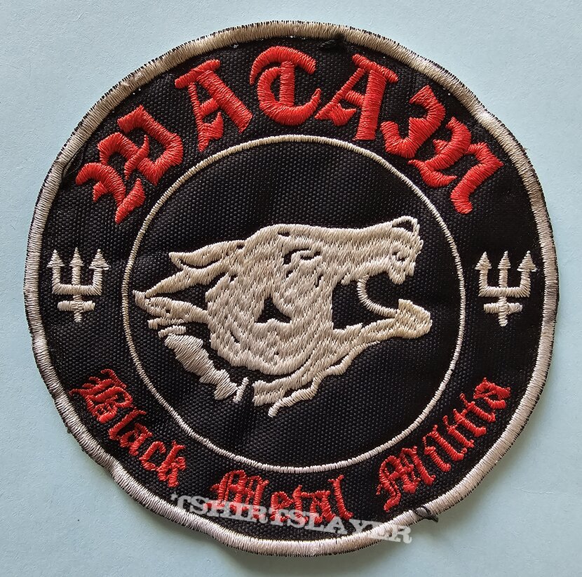 Watain Black Metal Militia Round Patch 