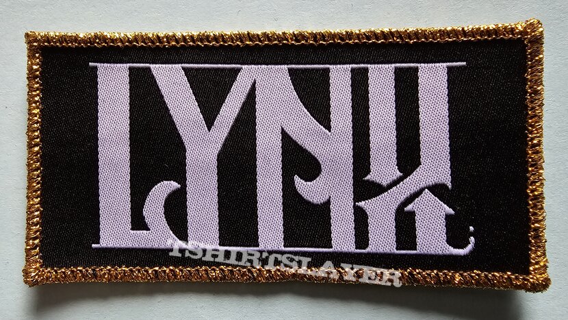 Lynx Logo Patch Gold Border Lynx Logo Patch Gold Border