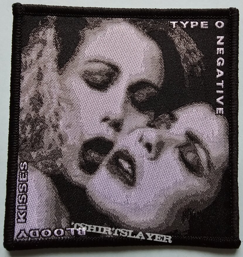 Type O Negative Bloody Kisses Patch  Black Border 