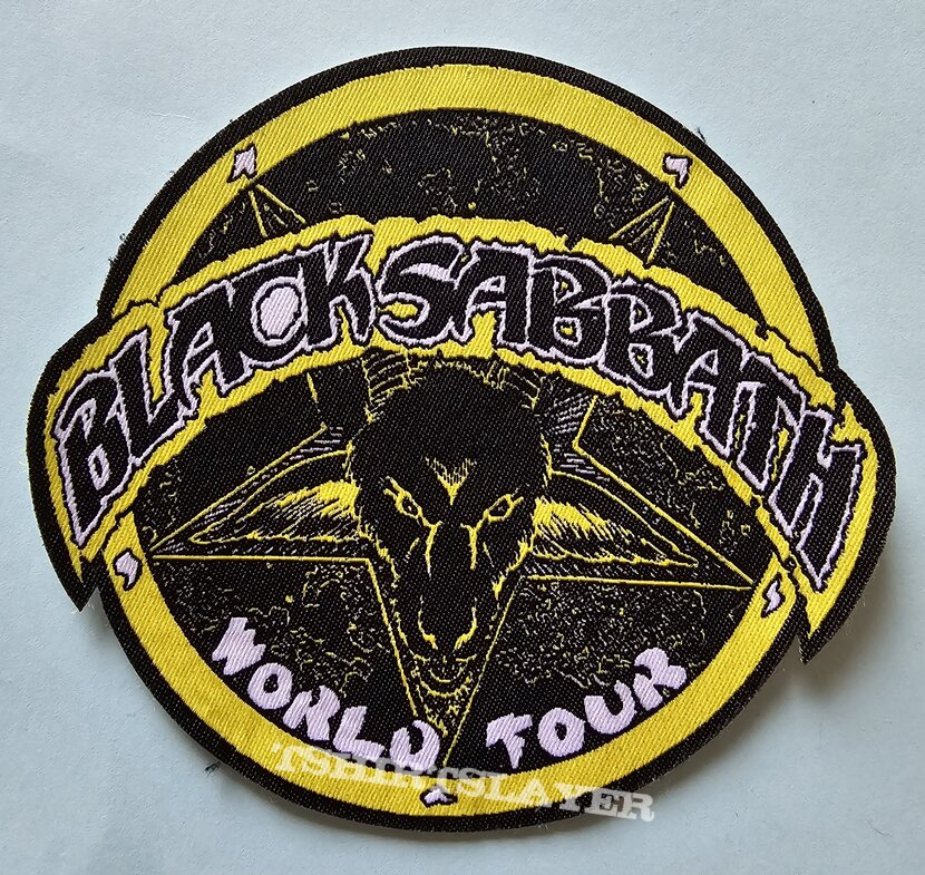 Black Sabbath World Tour Circle Patch 