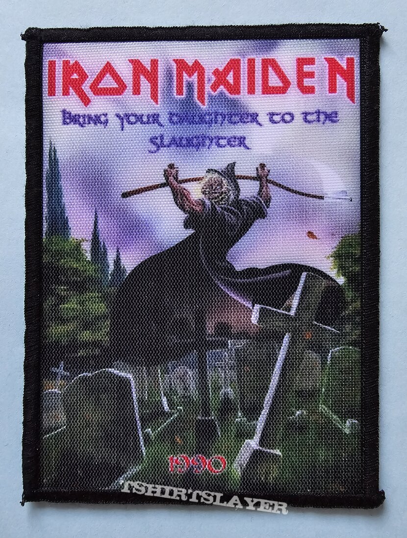 Iron Maiden Bring Your Daughter To The Slaughter 1990 Patch (Printed)