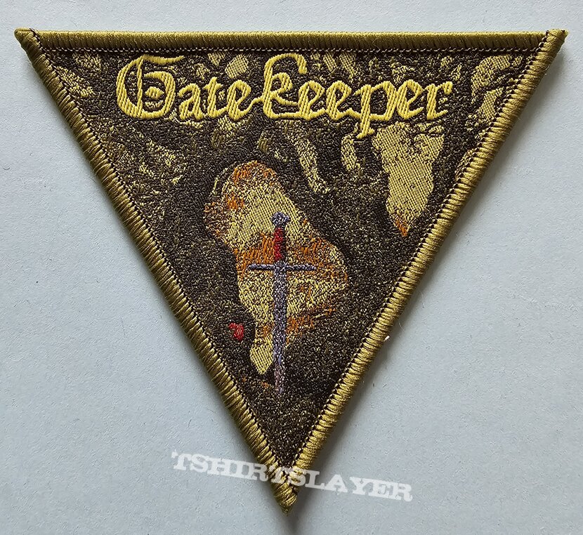 Gatekeeper Grey Maiden Triangle Patch Green Border 