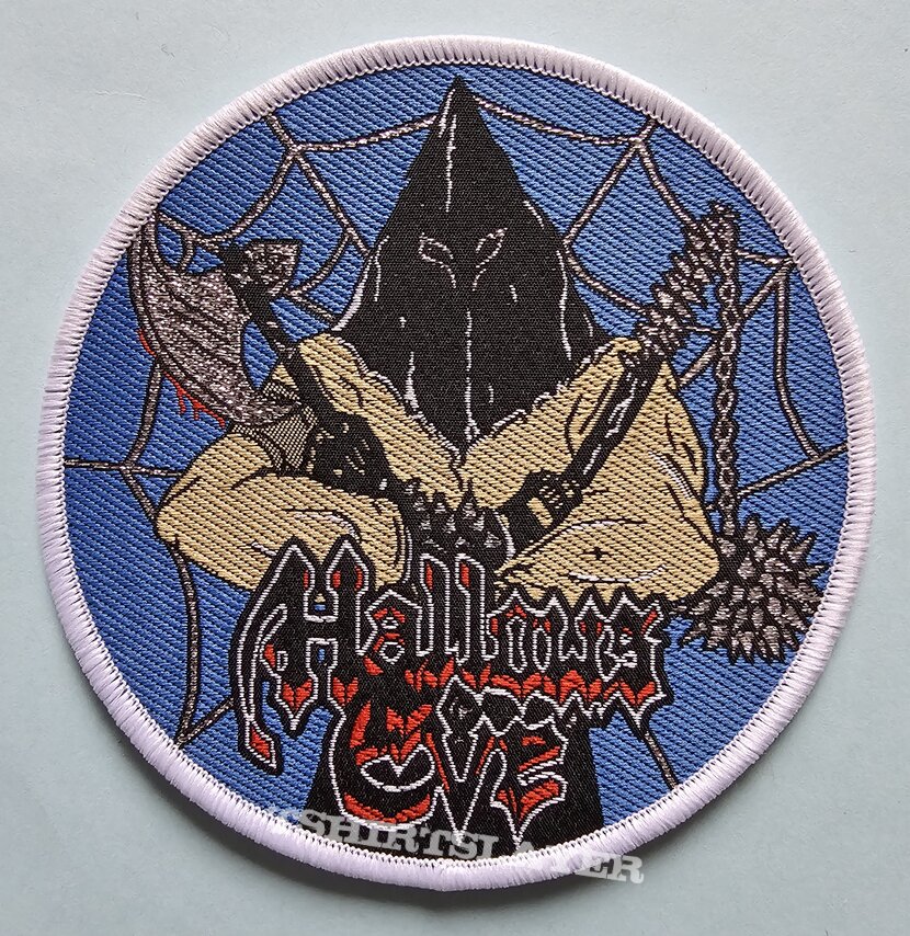 Hallows Eve Tales of Terror Circle Patch White Border 