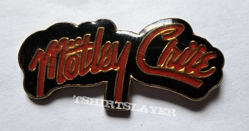 Mötley Crüe Logo Enamel Pin / Badge 80&#039;s 