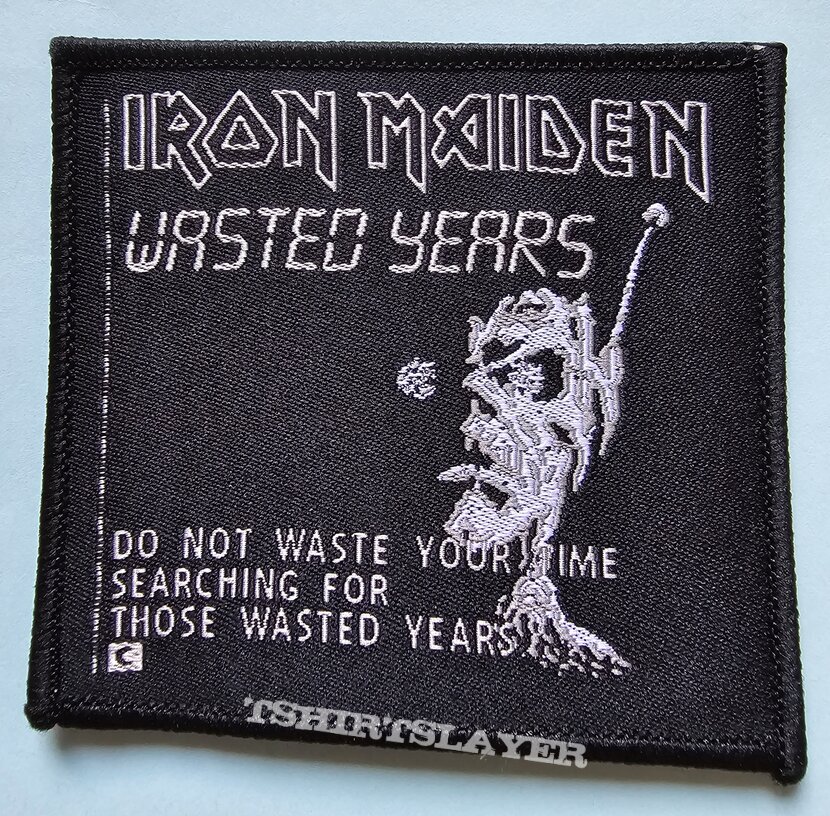 Iron Maiden Wasted Years Patch (Bootleg)
