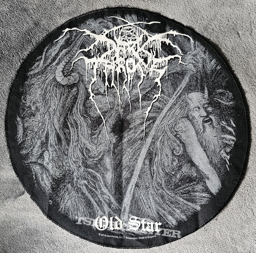 Darkthrone Old Star Circle Backpatch 
