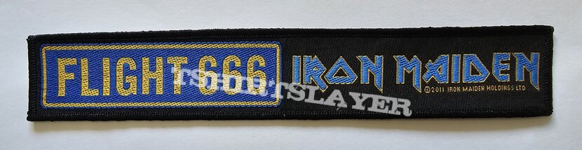 Iron Maiden Flight 666 Stripe Patch Iron Maiden Flight 666 Stripe Patch