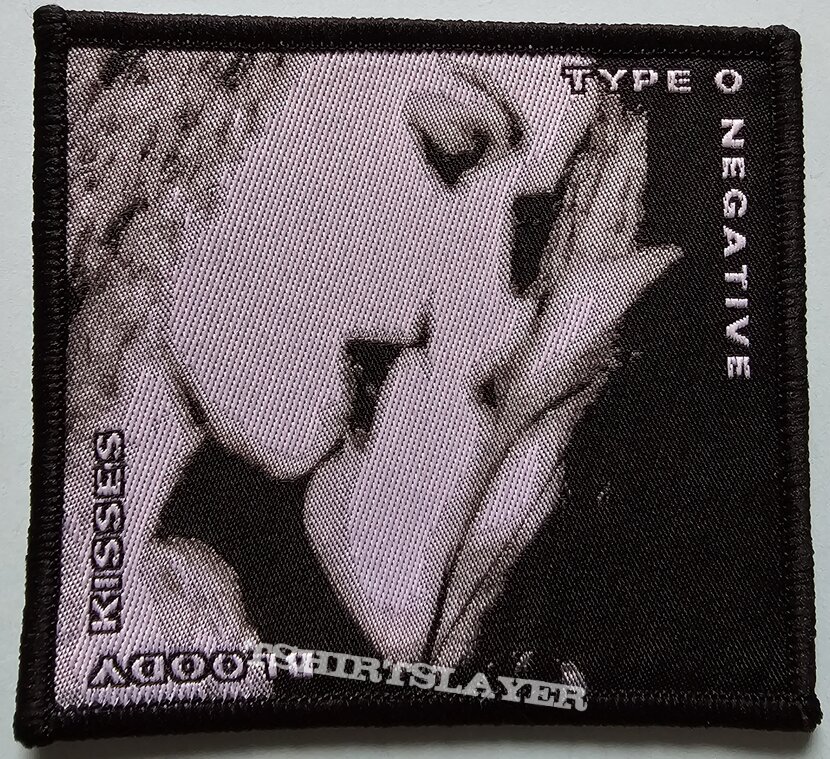 Type O Negative Bloody Kisses 2 Patch Black Border 