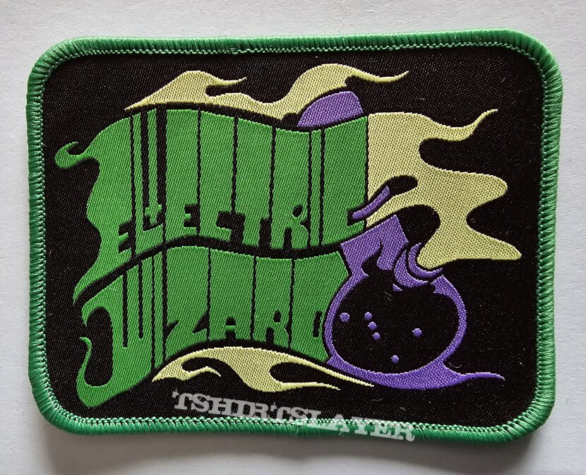 Electric Wizard Patch Green Border 