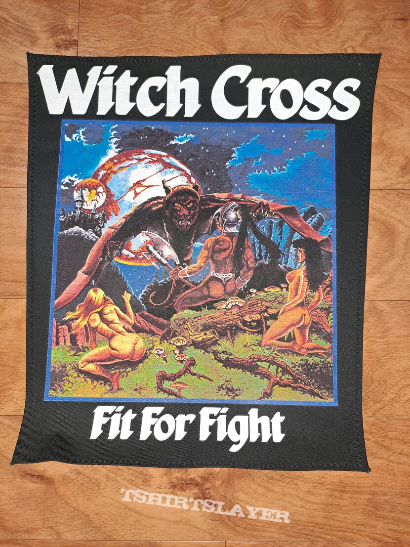 Witch Cross Fit For Fight back patch