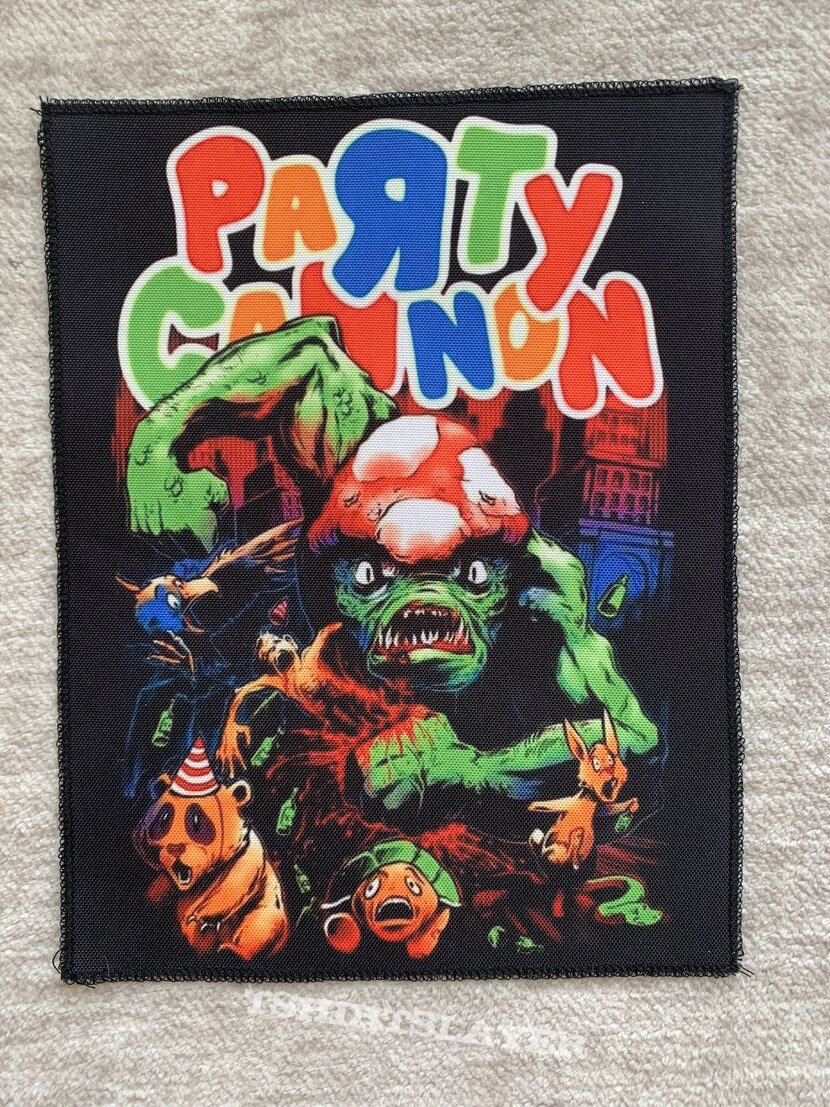 Party Cannon Crushroom backpatch 