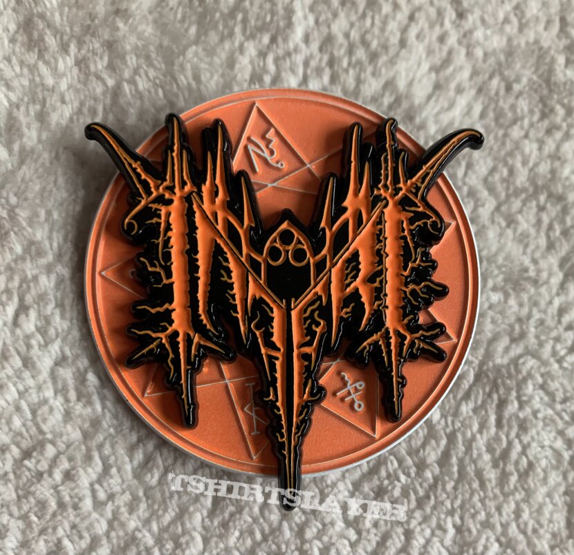 Inferi Orange logo spinner pin