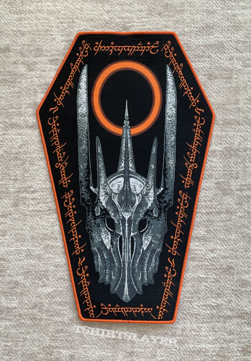 Sign of Sauron Iron-on Patch Application for All Fabrics Lotr