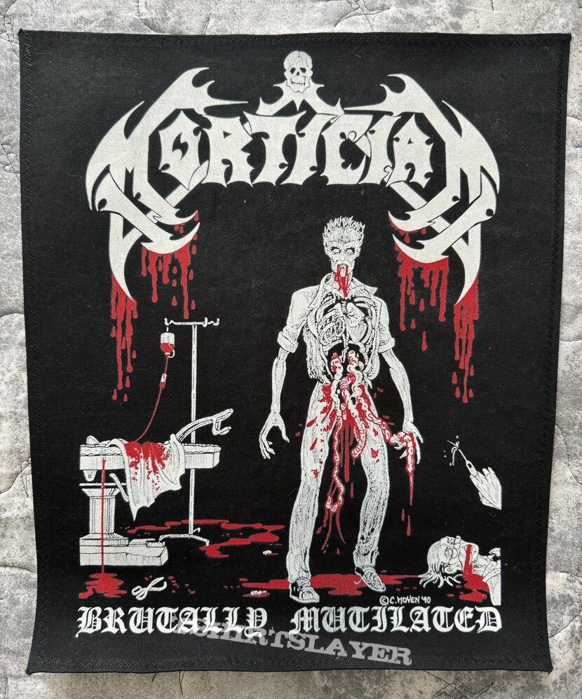 Mortician Brutally Mutilated backpatch 
