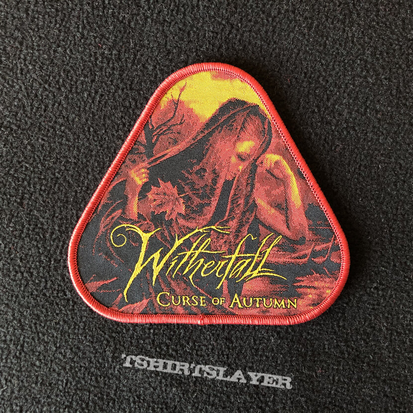 Witherfall - Curse of Autumn woven patch (Red border)