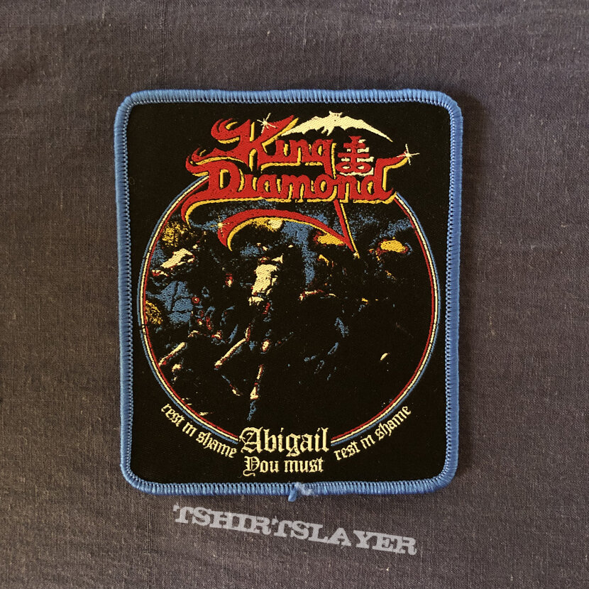 King Diamond - Abigail woven patch (Blue border)
