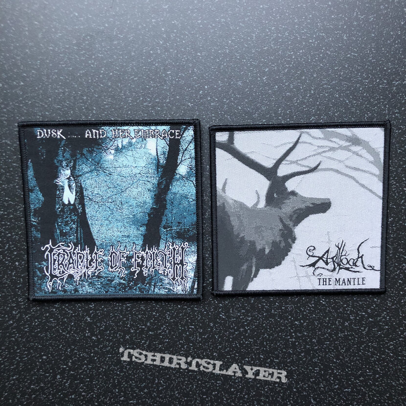 Agalloch, Cradle of Filth patches