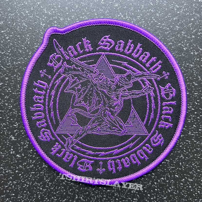 Black Sabbath - Henry woven patch (Purple border)