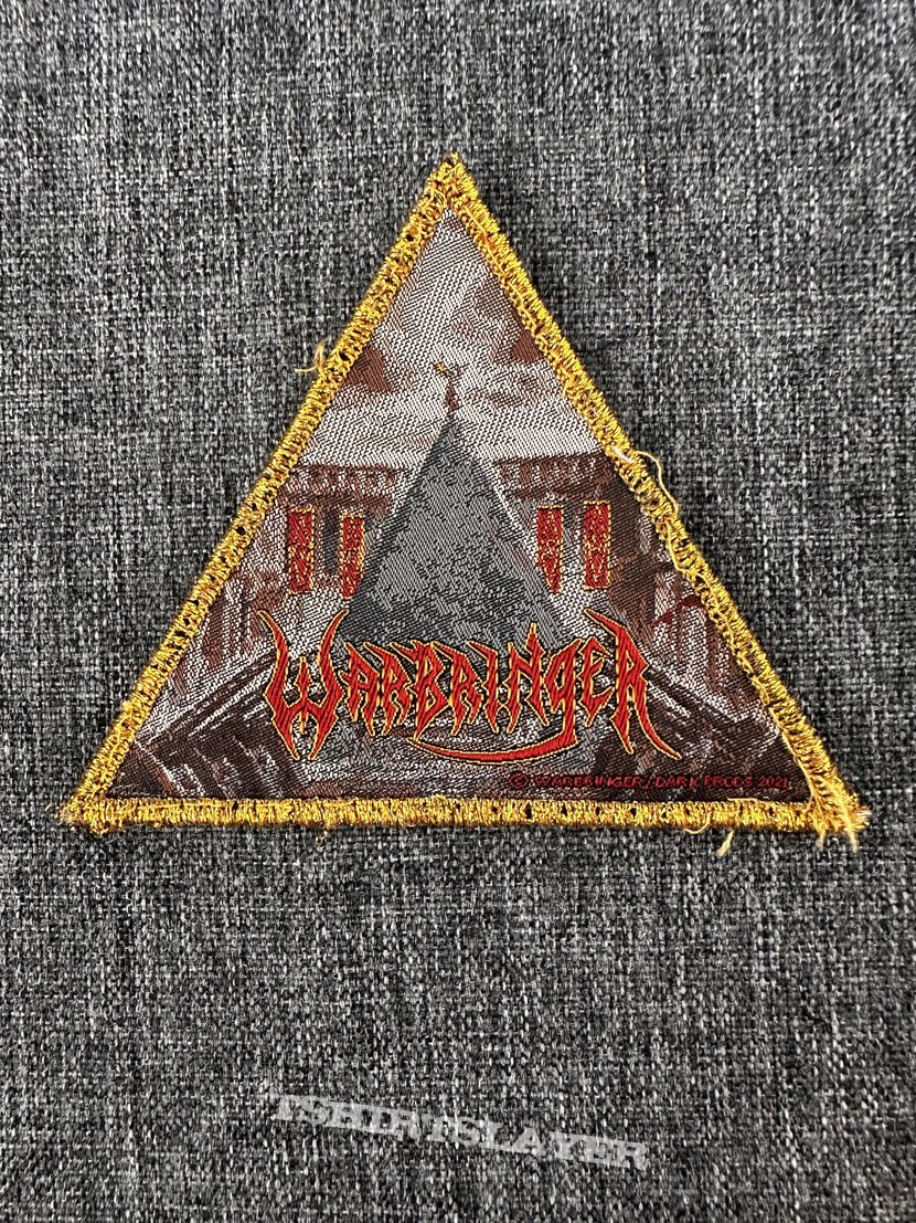 Warbringer - Woe to the Vanquished - Triangle Patch Gold Border