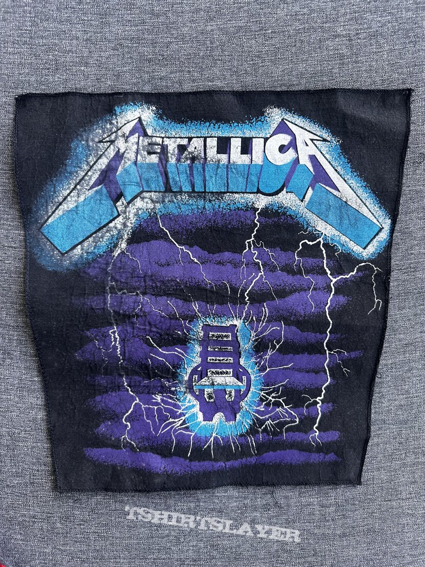 Metallica - Ride the Lightning Backpatch 80s