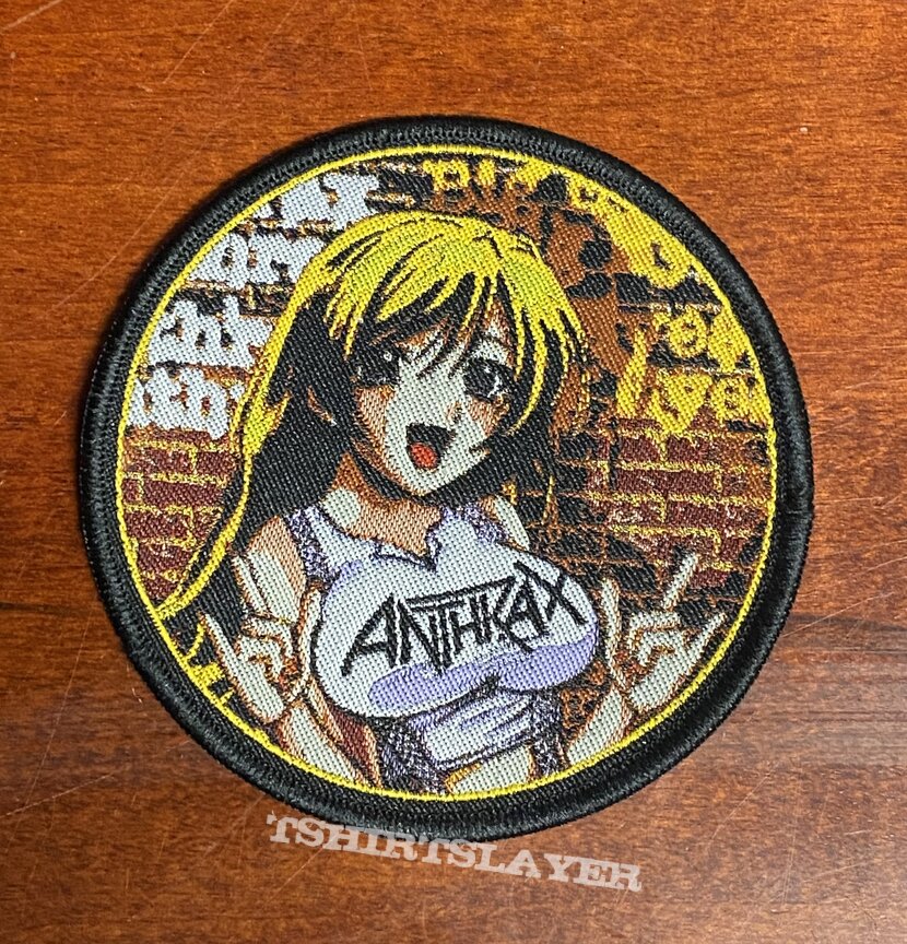 Anthrax - Anime patch  TShirtSlayer TShirt and BattleJacket Gallery