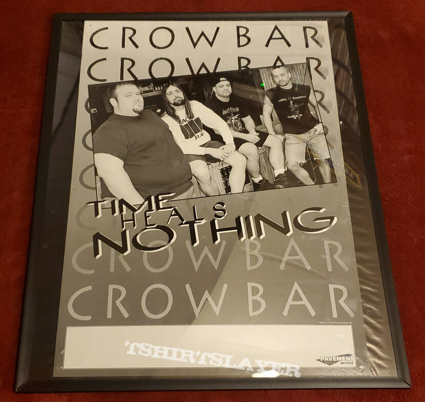 Crowbar Time Heals Nothing 19x13 Two-Sided Poster (Pavement Music) 1995