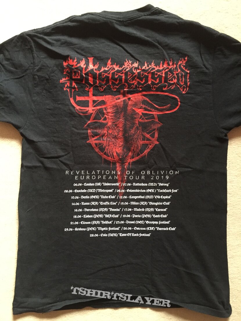 Possessed - Revelations Of Oblivion European Tour Shirt 2019