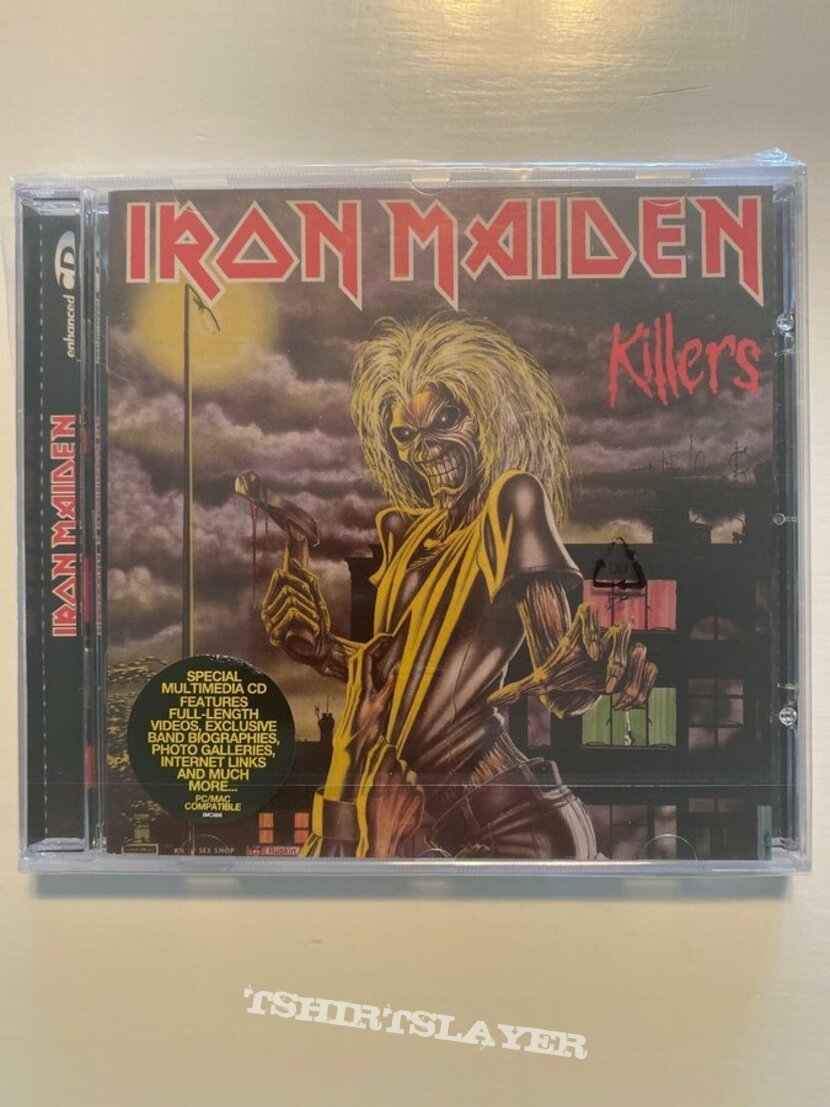 Iron Maiden Killers 1998 Remastered Cd Tshirtslayer Tshirt And Battlejacket Gallery