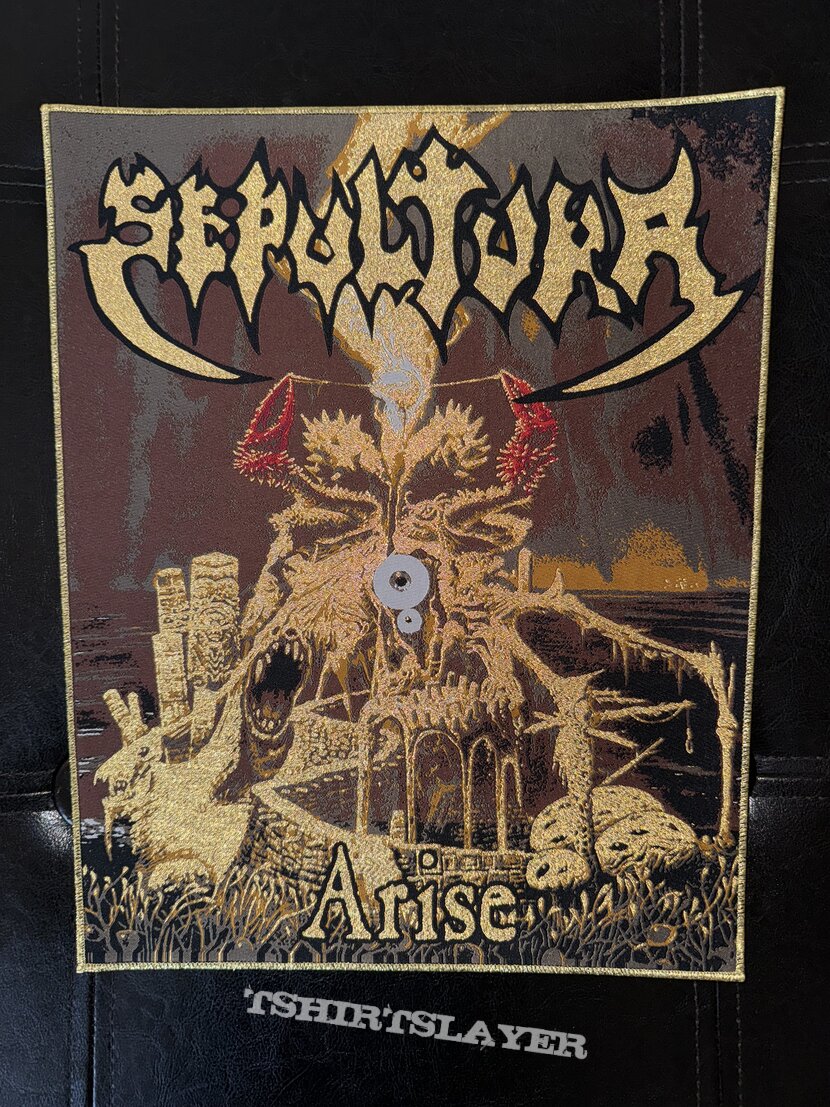 Sepultura Woven Back Patch