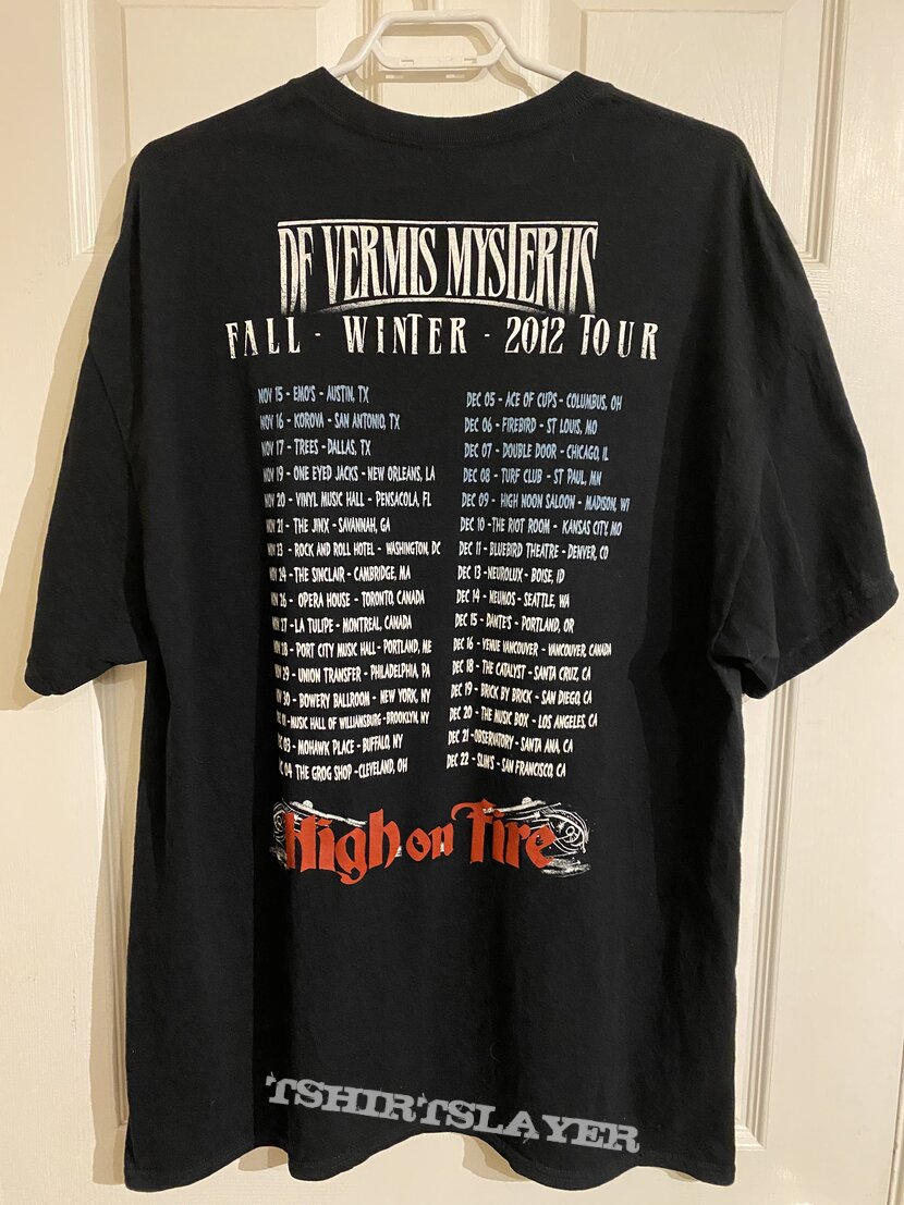 HIGH ON FIRE - 2012 Concert Tour Shirt 