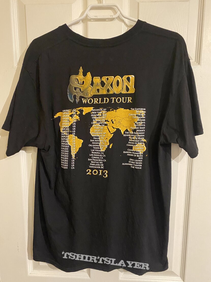 SAXON - 2013 Concert Tour Shirt | TShirtSlayer TShirt and SAXON - 2013 Concert Tour Shirt | TShirtSlayer TShirt and