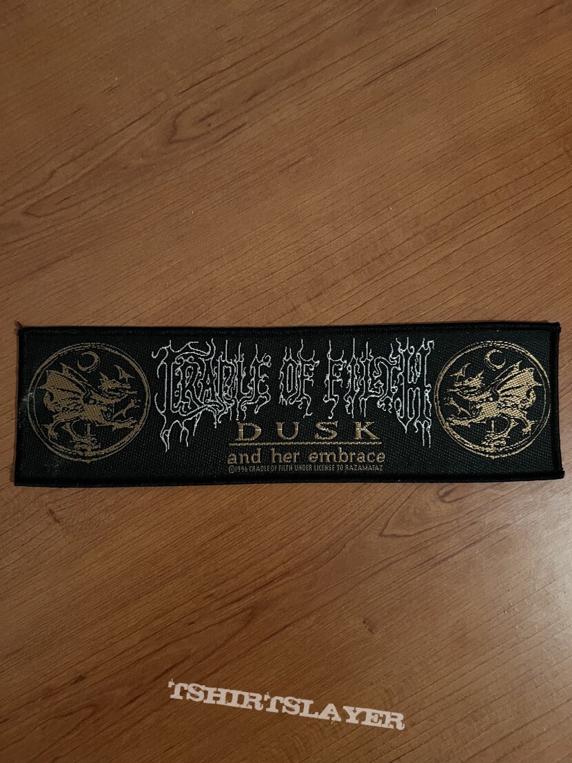 CRADLE OF FILTH Dusk and her Embrace 1996 Patch