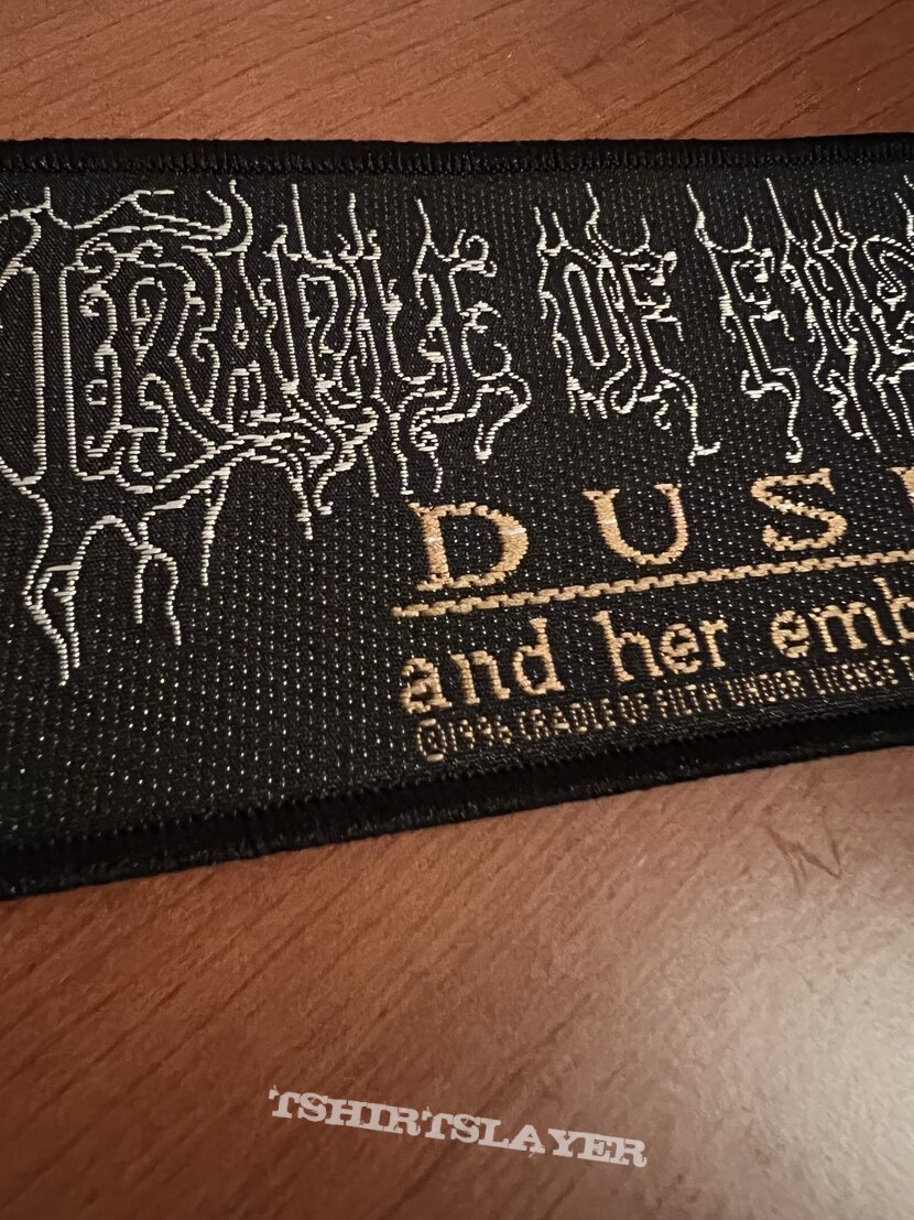 CRADLE OF FILTH Dusk and her Embrace 1996 Patch