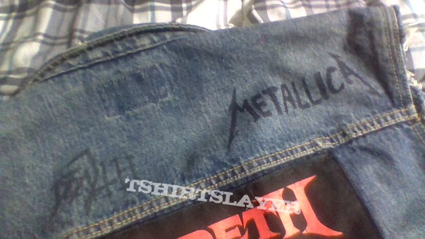 Iron Maiden  megadeth battle jacket 