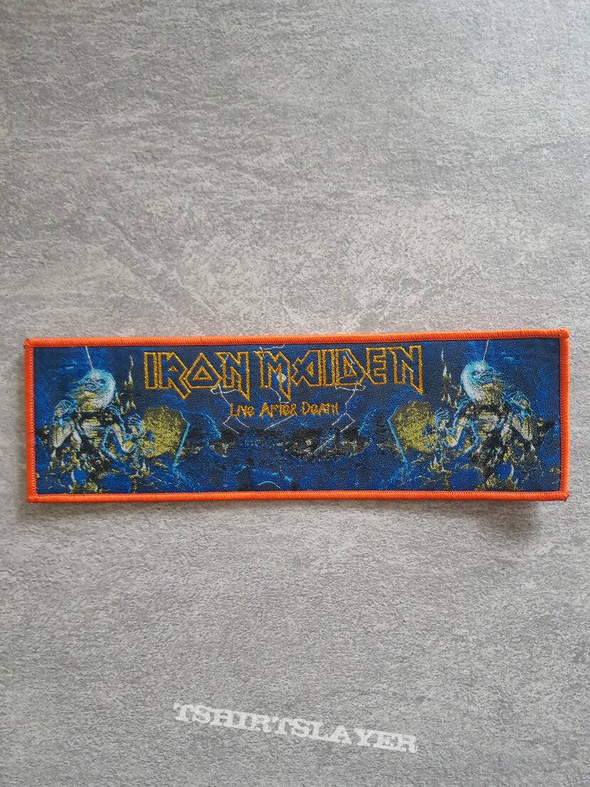 Iron Maiden Live After Death Stripe patch