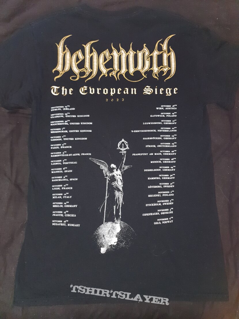 Behemoth The European Siege Tour 2022 Shirt